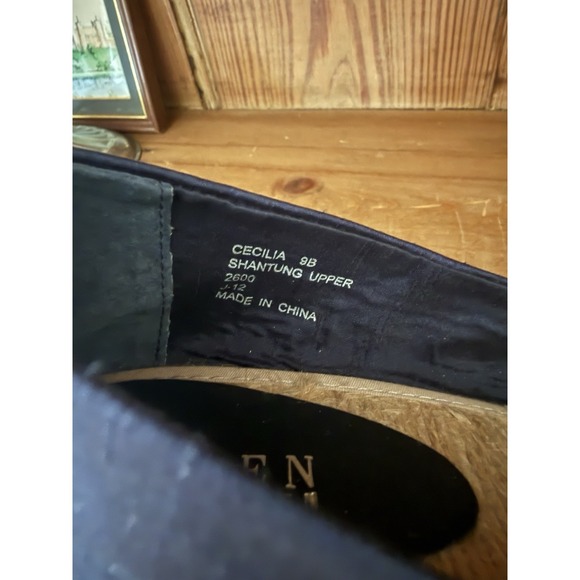 Lauren Ralph Lauren Cecilia Espadrilles Wedge Slip On Shoes Womens Sz 9B Navy - Picture 9 of 9